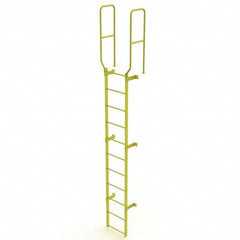 TRI-ARC - Rolling & Wall Mounted Ladders & Platforms Type: Fixed Ladder Style: Safety Cage - Caliber Tooling