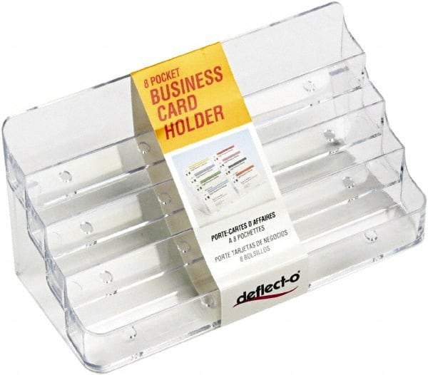 Deflect-o - Clear Business Card Holder - Plastic - Caliber Tooling