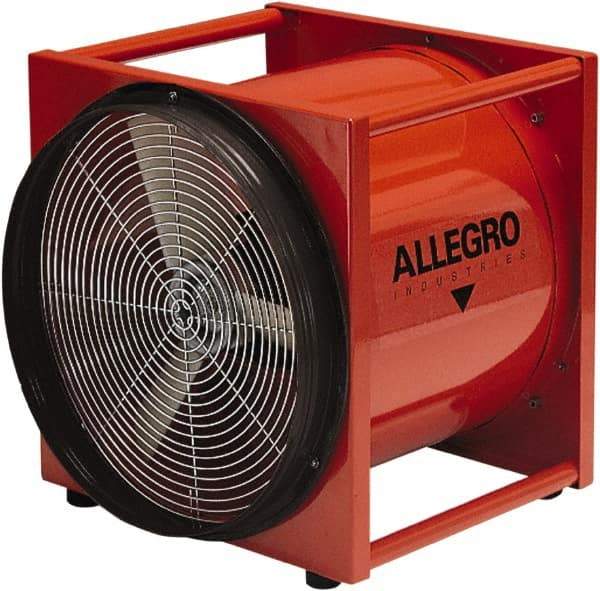 Allegro - 26" Inlet, Electric AC Axial Blower - 2 hp, 9,570 CFM (Free Air), 230 Max Voltage Rating - Caliber Tooling