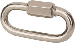 Value Collection - 316 Grade Stainless Steel Quick Link - 5/16" Diameter, 12,125 Lb Load Limit - Caliber Tooling