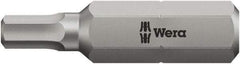 Wera - 5mm Hex Bit - 5/16" Hex Drive, 4" OAL - Caliber Tooling