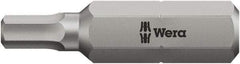 Wera - 5/16" Hex Bit - 5/16" Hex Drive, 2-3/4" OAL - Caliber Tooling