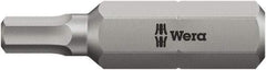 Wera - 8mm Hex Bit - 5/16" Hex Drive, 2-3/4" OAL - Caliber Tooling