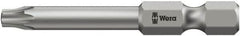 Wera - T40 Torx Bit - 1/4" Hex Drive, 3-1/2" OAL - Caliber Tooling