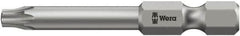 Wera - T15 Torx Bit - 1/4" Hex Drive, 3-1/2" OAL - Caliber Tooling