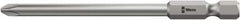 Wera - #2 Phillips Screwdriver Bit - 1/4" Hex Drive, 4-3/8" OAL - Caliber Tooling