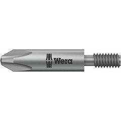 Wera - #1 Phillips Screwdriver Bit - M4 Drive, 1-1/4" OAL - Caliber Tooling