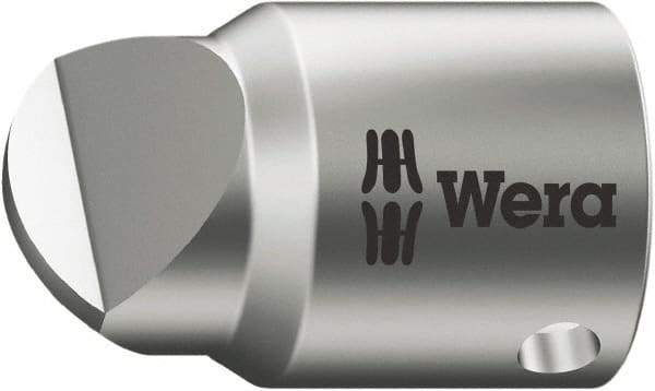 Wera - 1/4" Drive, #8 Point, Standard Slotted Screwdriver Socket - #8 Point - Caliber Tooling