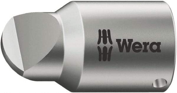 Wera - 1/4" Drive, #3 Point, Standard Slotted Screwdriver Socket - #3 Point - Caliber Tooling