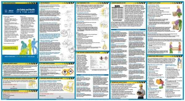 ComplyRight - Regulatory Compliance General Safety & Accident Prevention Training Kit - English, 18" Wide x 24" High - Caliber Tooling