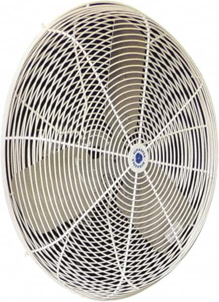 Schaefer Ventilation Equipment - 30" Blade, 1/2 hp, 8,500 & 9,600 CFM, Oscillating Industrial Circulation Fan - Fan Head Only, 2 Speed - Caliber Tooling