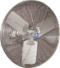 Schaefer Ventilation Equipment - 30" Blade, 1/2 hp, 10,440 CFM, Industrial Circulation Fan - Fan Head Only, 1 Speed - Caliber Tooling