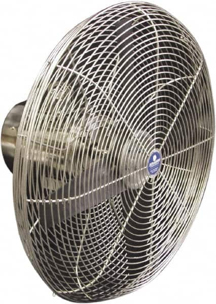 Schaefer Ventilation Equipment - 24" Blade, 1/2 hp, 7,350 CFM, Industrial Circulation Fan - Fan Head Only, 1 Speed - Caliber Tooling