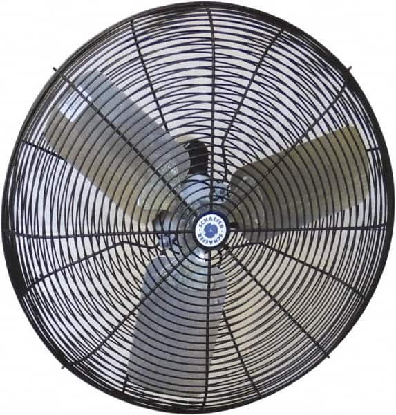 Schaefer Ventilation Equipment - 30" Blade, 1/2 hp, 7,000 & 9,420 CFM, Industrial Circulation Fan - Fan Head Only, 2 Speed - Caliber Tooling