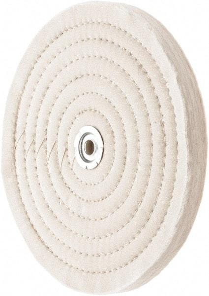 Value Collection - 10" Diam x 3/4" Thick Unmounted Buffing Wheel - 60 Ply, Polishing, 1" Arbor Hole, Medium Density - Caliber Tooling