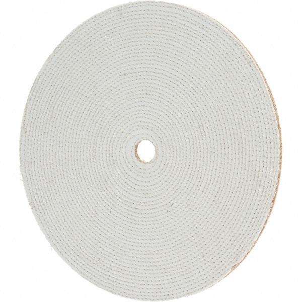 Value Collection - 16" Diam x 1/4" Thick Unmounted Buffing Wheel - 20 Ply, Polishing, 1-1/4" Arbor Hole, Hard Density - Caliber Tooling