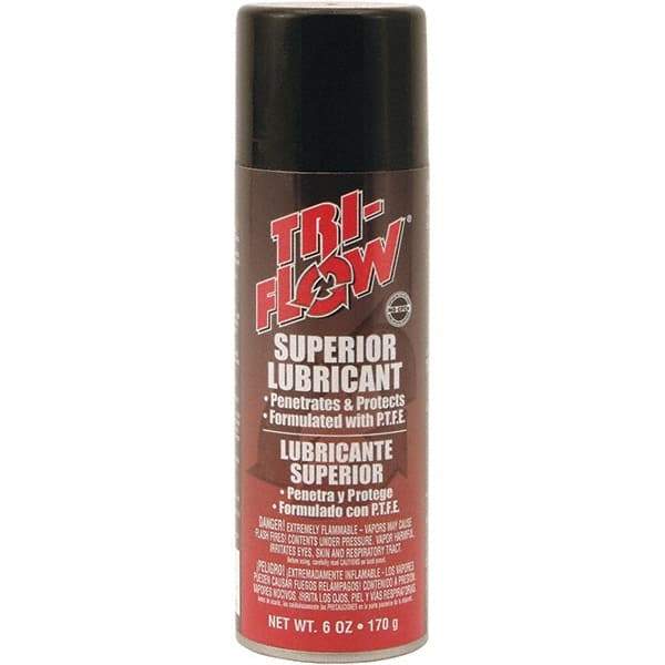 Tri-Flow - 6 oz Aerosol General Purpose Chain & Cable Lubricant - Brown, -60 to 475°F - Caliber Tooling