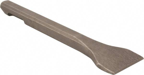 Ingersoll-Rand - 1" Head Width, 7" OAL, 0.78" Shank Diam, Scaling Chisel - CP Shank, Steel - Caliber Tooling