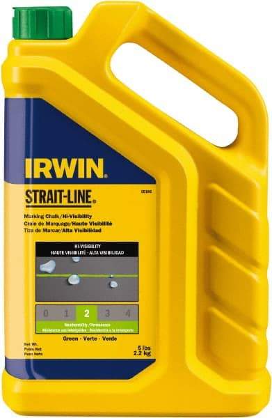 Irwin - 5 oz Container Marking Chalk - Green - Caliber Tooling