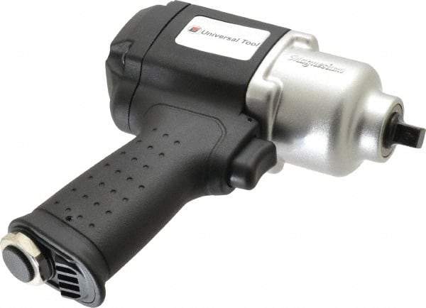 Universal Tool - 3/8" Drive, 12,000 RPM, 320 Ft/Lb Torque Impact Wrench/Ratchet - Pistol Grip Handle, 1,800 IPM, 9.4 CFM, 90 psi, 1/4" NPT Inlet - Caliber Tooling