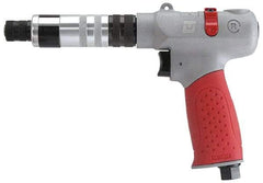 Universal Tool - 1/4" Bit Holder, 1,100 RPM, Pistol Grip Handle Air Screwdriver - 5 to 45 In/Lb Torque, 4 CFM - Caliber Tooling