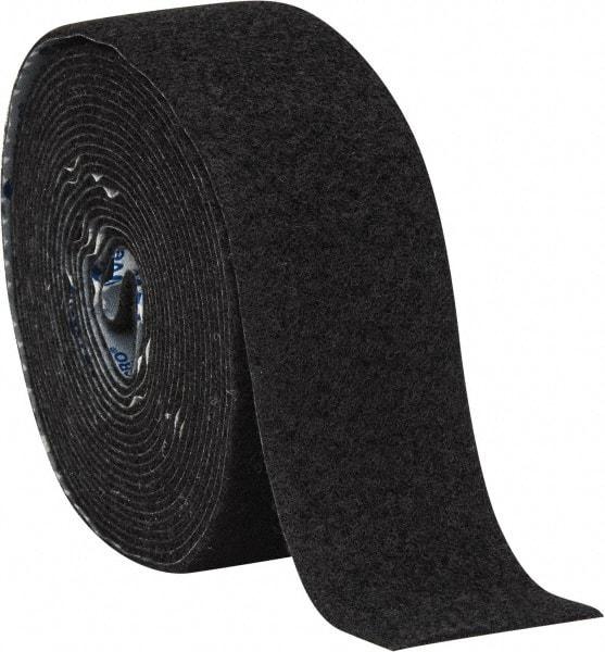 VELCRO Brand - 2" Wide x 5 Yd Long Adhesive Backed Loop Roll - Continuous Roll, Black - Caliber Tooling