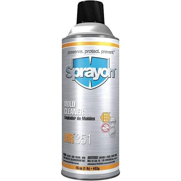 Sprayon - 16 Ounce Aerosol Can, Clear, Mold Cleaner - Caliber Tooling