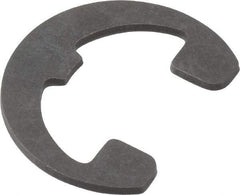 Rotor Clip - 0.396" Groove Diam, 1/2" Shaft Diam, Phosphate Steel, Reinforced E Style External Retaining Rings - 0.046" Groove Width, 0.052" Groove Depth, 0.042" Ring Thickness, Grade 1060-1090 - Caliber Tooling