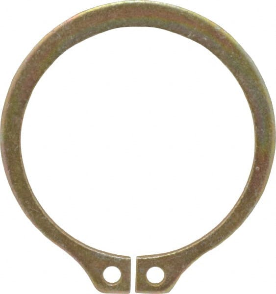 Rotor Clip - 25/32" Shaft Diam, 0.733" Groove Diam, Spring Steel External SH Style Retaining Ring - Caliber Tooling