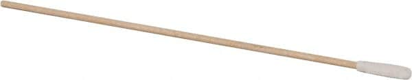 Puritan - Soldering Foam Swab - 6" Long, Wood/ Foam, 11/16" Tip, 6" Handle, 3/32" Handle Diam, Wood Handle - Exact Industrial Supply