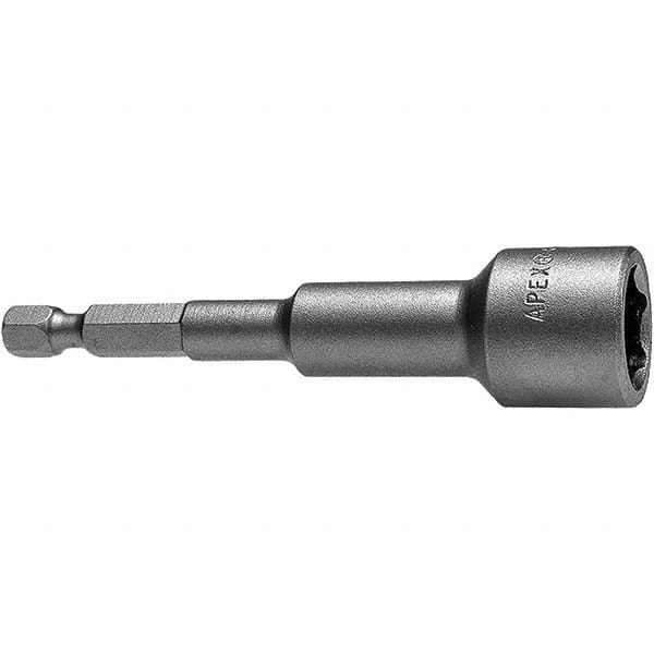 Apex - 5/16" Nonmagnetic Nutsetter - 1/4" Hex Drive, 3-1/4" OAL - Caliber Tooling