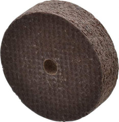 Cratex - 1" Diam x 1/8" Hole x 1/4" Thick, 54 Grit Surface Grinding Wheel - Aluminum Oxide, Type 1, Coarse Grade, 54,240 Max RPM, No Recess - Caliber Tooling