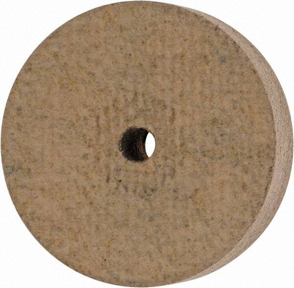 Cratex - 1" Diam x 1/8" Hole x 1/4" Thick, 120 Grit Surface Grinding Wheel - Aluminum Oxide, Type 1, Fine Grade, 36,290 Max RPM, No Recess - Caliber Tooling