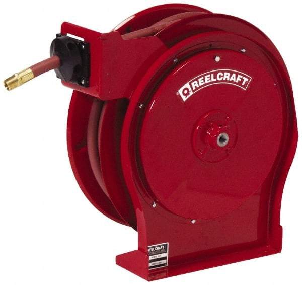 Reelcraft - 35' Spring Retractable Hose Reel - 300 psi, Hose Included - Caliber Tooling