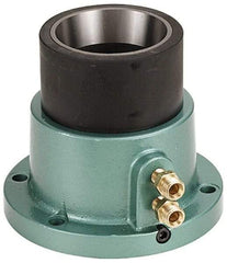 Eagle Rock - Series 5C Step, 2" Collet Capacity, Horizontal Standard Collet Holding Fixture - Air Activated, 5-1/2" Base Diam Width, 4-3/4" High - Caliber Tooling