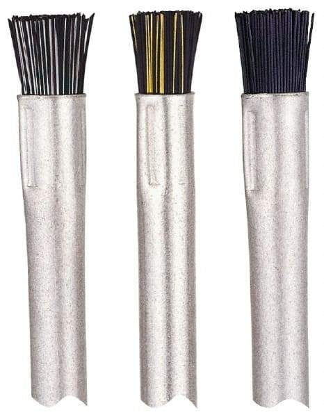 Gordon Brush - Parts Washer Flow-Through Brush - 1/2" Long, Nylon Bristles - Caliber Tooling