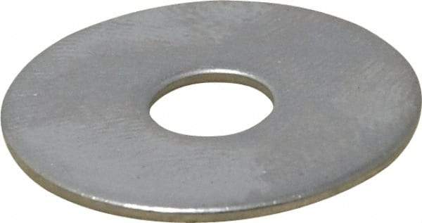 Value Collection - 1/4" Screw, Grade 18-8 Stainless Steel Fender Flat Washer - 9/32" ID x 1" OD, 0.05" Thick - Caliber Tooling