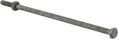 Value Collection - 1/4-20 Thread, 7" Length Under Head, Steel Hex Head Bolt - Hot Dipped Galvanized Coated, 7/16" Hex, ANSI/ASME B18.2.2 & ASME B18.2.1, Grade 2 - Caliber Tooling