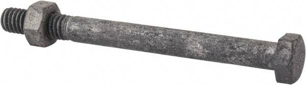 Value Collection - 5/16-18 Thread, 3-1/2" Length Under Head, Steel Hex Head Bolt - Hot Dipped Galvanized Coated, 1/2" Hex, UNC Thread, ANSI/ASME B18.2.2 & ASME B18.2.1, Grade 2 - Caliber Tooling