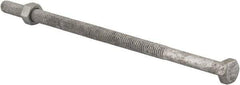 Value Collection - 3/8-16 Thread, 8" Length Under Head, Steel Hex Head Bolt - Hot Dipped Galvanized Coated, 9/16" Hex, UNC Thread, ANSI/ASME B18.2.2 & ASME B18.2.1, Grade 2 - Caliber Tooling