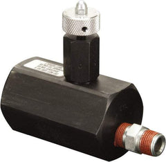 Enerpac - 1.94 GPM 3/8-18 Inlet Steel Hydraulic Control Valve - 10,000 psi, 2-1/4" Wide x 3-1/2" Long - Caliber Tooling