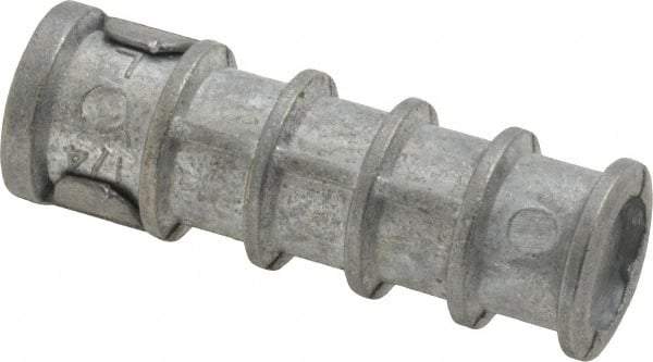 Value Collection - 1/4" Diam, 1/2" Drill, Lag Shield Concrete Anchor - Alloy Steel - Caliber Tooling