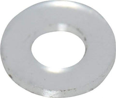 Made in USA - #2 Screw, Grade 6/6 Nylon Standard Flat Washer - 2.39mm ID x 4.78mm OD, 0.51mm Thick - Caliber Tooling