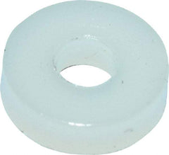 Made in USA - #2 Screw, Grade 6/6 Nylon Standard Flat Washer - 2.29mm ID x 1/4" OD, 1.57mm Thick - Caliber Tooling