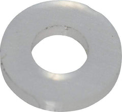 Made in USA - #3 Screw, Grade 6/6 Nylon Standard Flat Washer - 2.64mm ID x 5.59mm OD, 0.79mm Thick - Caliber Tooling