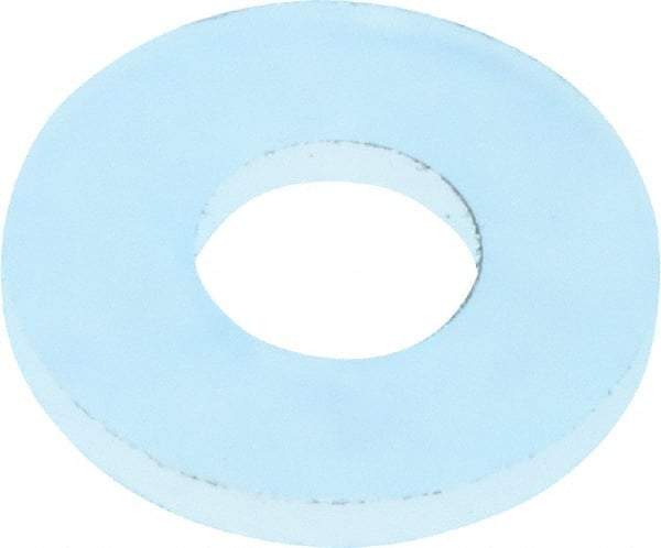 Made in USA - #4 Screw, Grade 6/6 Nylon Standard Flat Washer - 3.05mm ID x 7.11mm OD, 0.76mm Thick - Caliber Tooling