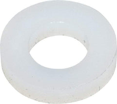 Made in USA - #6 Screw, Grade 6/6 Nylon Standard Flat Washer - 4.11mm ID x 7.92mm OD, 1.57mm Thick - Caliber Tooling