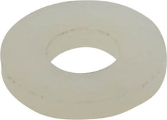 Made in USA - #8 Screw, Grade 6/6 Nylon Standard Flat Washer - 4.5mm ID x 10.36mm OD, 1.57mm Thick - Caliber Tooling