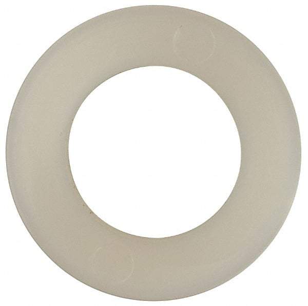 Made in USA - 7/16" Screw, Grade 6/6 Nylon Standard Flat Washer - 11.25mm ID x 3/4" OD, 1.57mm Thick - Caliber Tooling