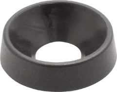 Made in USA - 4.57mm Thick, Black Oxide Finish, Nylon, Standard Countersunk Washer - 6.6mm ID x 17.35mm OD - Caliber Tooling